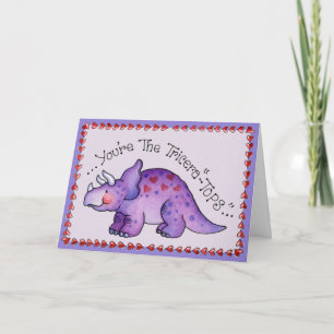 Tu Tricera-Tops - Tarjeta de felicitación