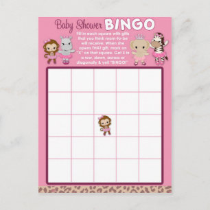 Tu Tu Cute Ballerina Tarjetas Baby Shower BINGO TT