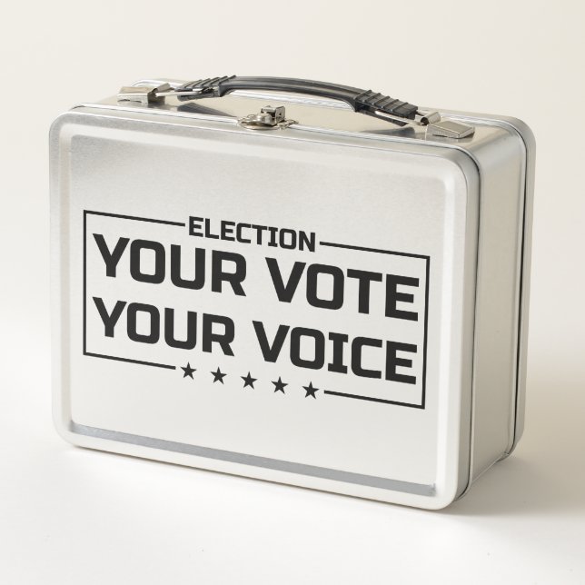 Tu voto tu voz fuente negra (Anverso)