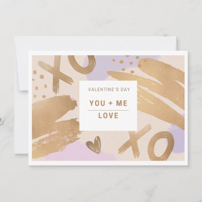 Tú y yo amamos la tarjeta El día de San Valentín X (Anverso)