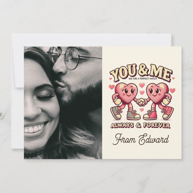 Tú y yo coincidimos perfectamente con las tarjetas (Anverso)