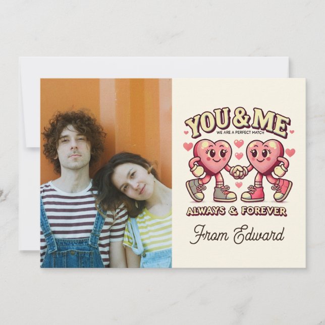 Tú y yo coincidimos perfectamente con las tarjetas (Anverso)