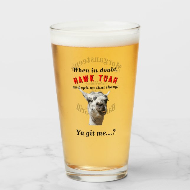 Tua de halcón escupiendo con llama barware persona (Anverso (lleno))