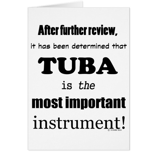 Tuba Instrumento más importante (Frente)