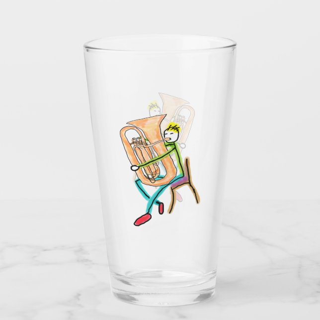 Tuba Playing Stickman (Anverso)