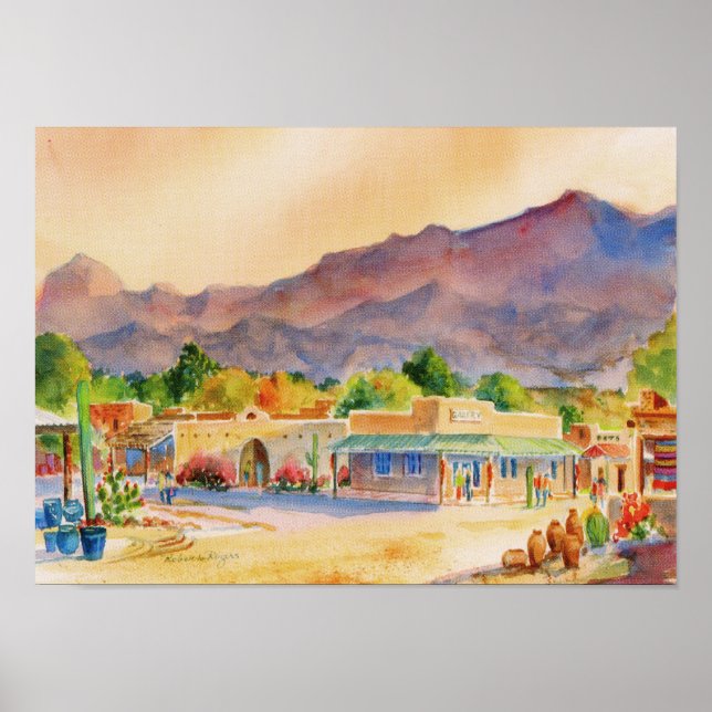 Tubac, impresión de lienzo fundado1752 (Frente)