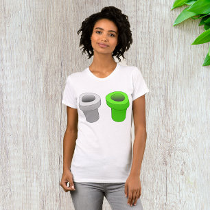 Tuberías isométricas Camiseta para mujeres