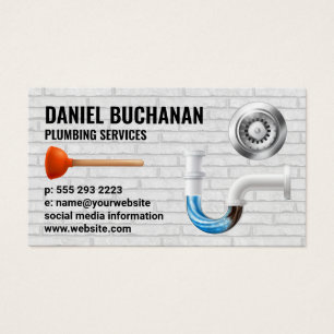 Tuberías obstruidas   Pared de ladrillo pintado   