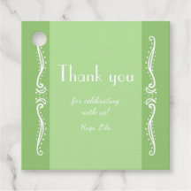 Tuberose deja etiquetas de favor del partido perso