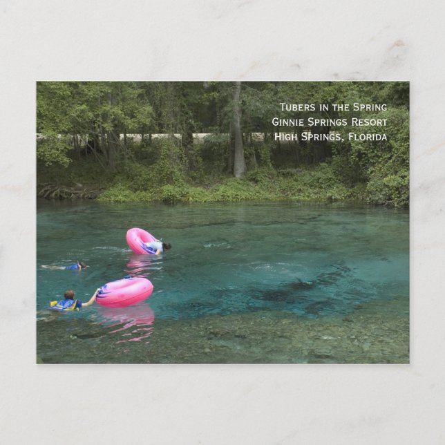 Tubistas en Postal de Primavera (Anverso)