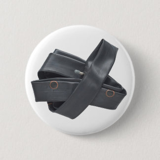 Tubo de neumático de goma con el botón de los