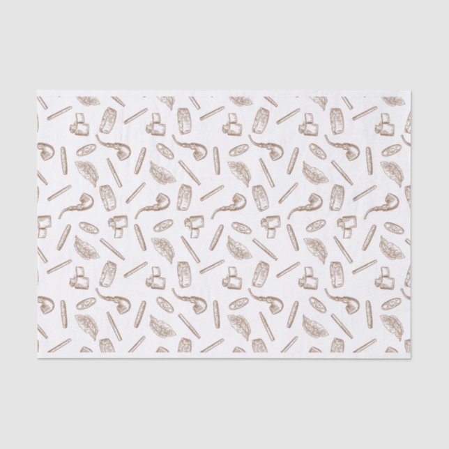 Tubos y papel seda de los cigarros (Anverso)