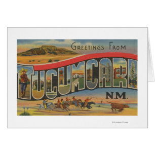 Tucumcari, New México - escenas grandes de la