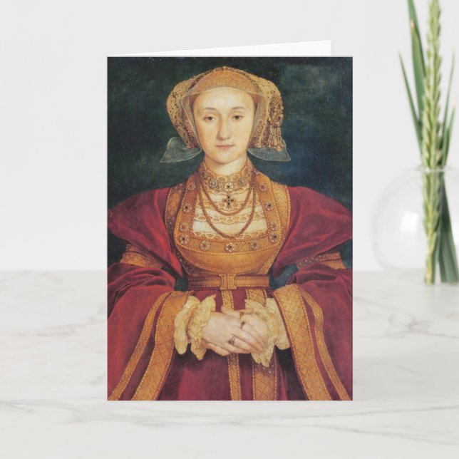 Tudores - Tarjeta de felicitación de Anne of Cleve (Anverso)