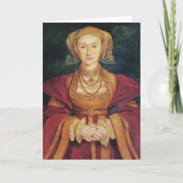 Tudores - Tarjeta de felicitación de Anne of Cleve