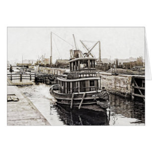 Tug y Barges 1915