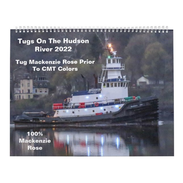 Tugs En El Calendario De Rosas Del Río Hudson Mack (Tapa)
