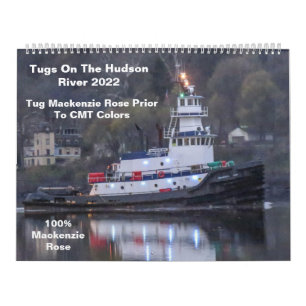 Tugs En El Calendario De Rosas Del Río Hudson Mack