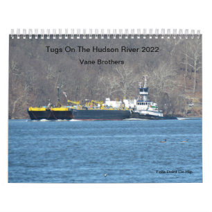 Tugs En El Río Hudson 2022 Vane Bros. Calendario