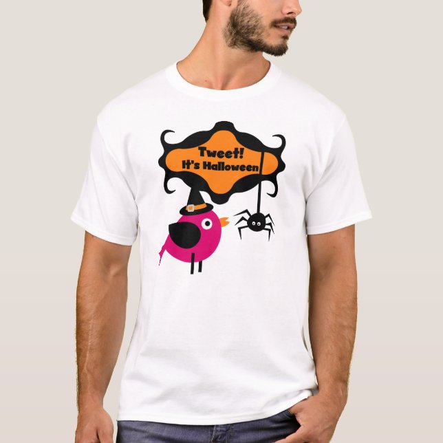 Tuitear camisetas y regalos de Halloween (Anverso)