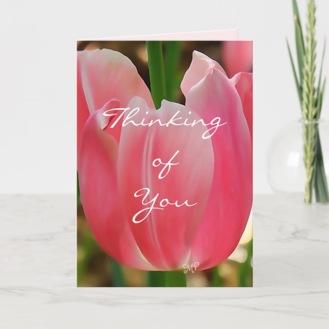 Tulip7 Pensamiento de tu personalizar de tarjetas  (Anverso)