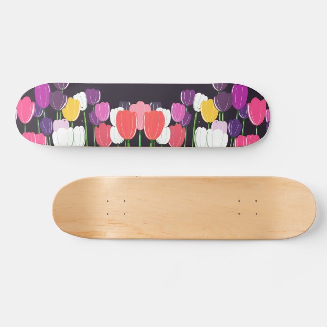 Tulip Bloom Skateboard Decks (Horz)