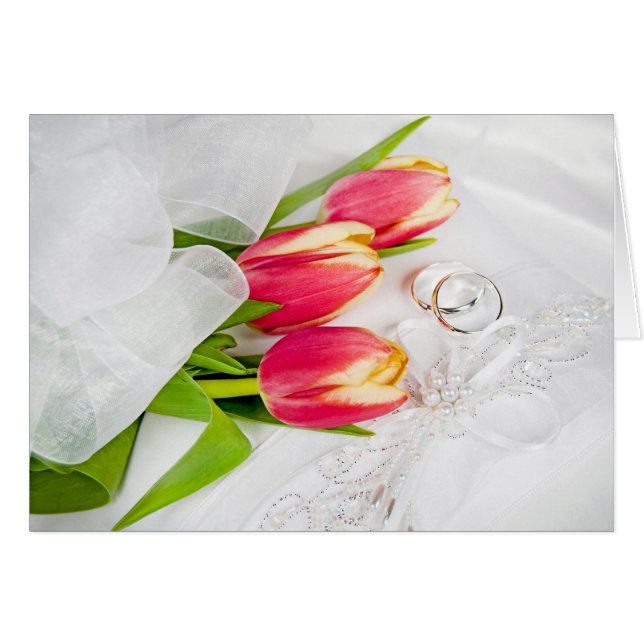 Tulip Bouquet de la boda de primavera (Anverso (Horizontal))