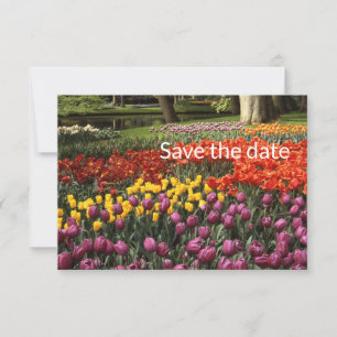 Tulip Flat Guardar la tarjeta de fecha
