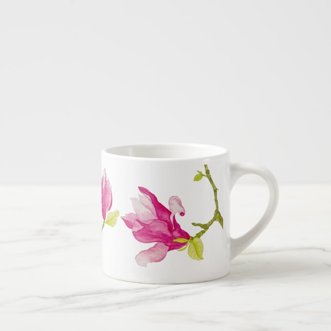 Tulip Magnolias en una taza de espresso (Derecha)