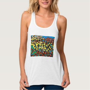 Tulip Racerback Top (Blanco) con Efecto Dreaming