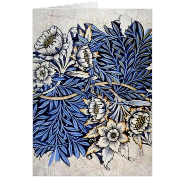 "Tulip & Willow" por William Morris - Tarjeta (Frente)