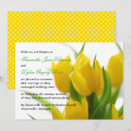 Tulipán Amarillo - Anuncio de Boda