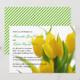 Tulipán Amarillo - Anuncio de Boda
