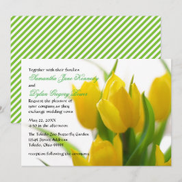 Tulipán Amarillo - Invitación de Boda