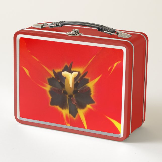 tulipán amarillo rojo (Anverso)