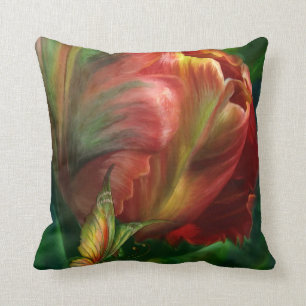 Tulipán-Colores de la almohada del diseñador del