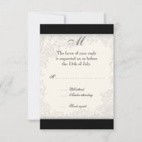 Tulipán de rayas rojas y blancas - Invitación de b