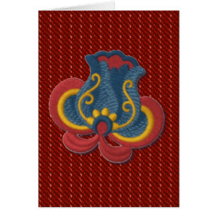 Tulipán de Rosemaling del noruego