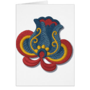 Tulipán de Rosemaling del noruego