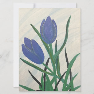 Tulipanes azules