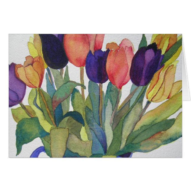 Tulipanes de la primavera (Anverso (Horizontal))