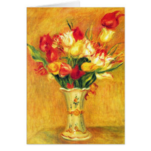 Tulipanes de Pierre Renoir, arte del impresionismo