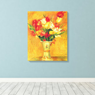 Tulipanes de Pierre Renoir, Arte Impresionista Vin