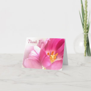 Tulipanes de primavera - Tarjeta de nota