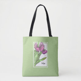 Tulipanes en la bolsa de Sage Tote