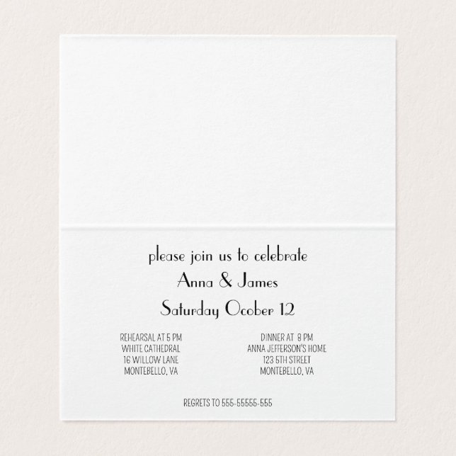 Tulipanes en la tarjeta de personalizable azul Del (Interior desplegado)