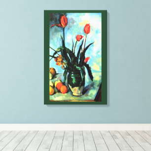Tulipanes en un jarrón de Paul Cezanne, Arte Vinta