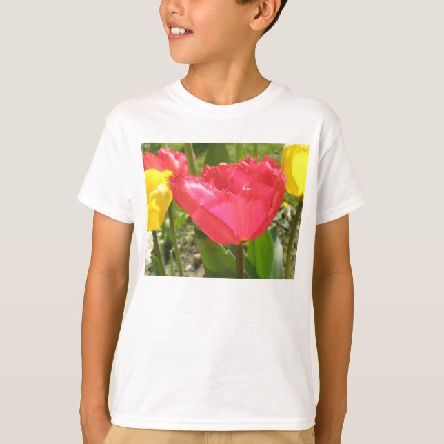 Tulipanes Fringos Niños Camiseta (Anverso)