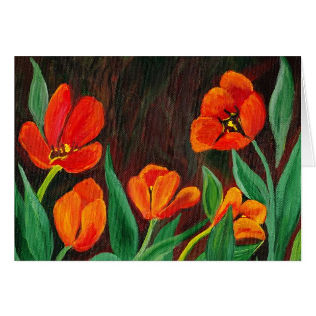 Tulipanes Rojos (Anverso (Horizontal))