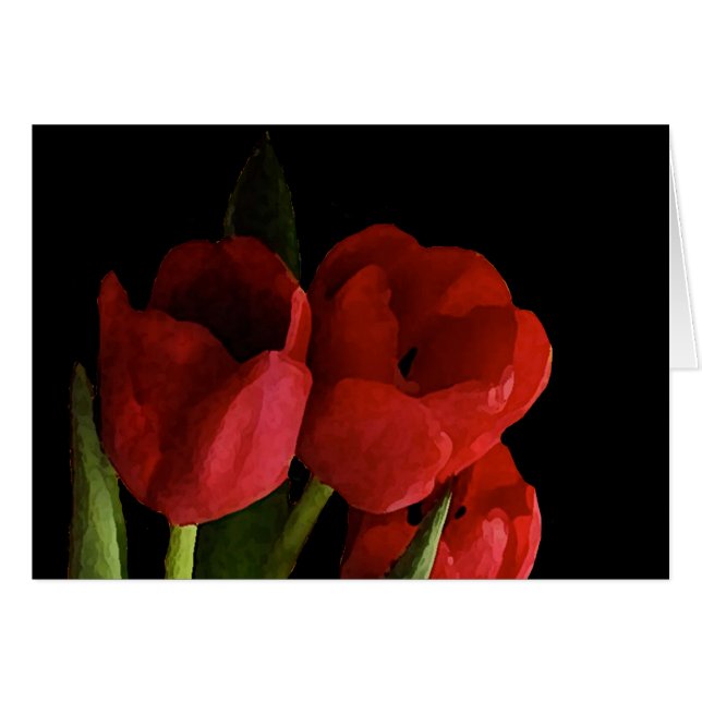 Tulipanes rojos (Anverso (Horizontal))